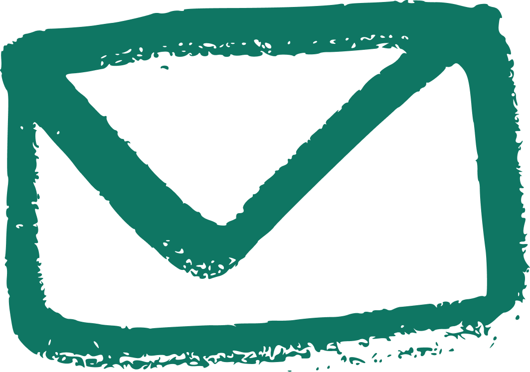 Doodle envelope icon